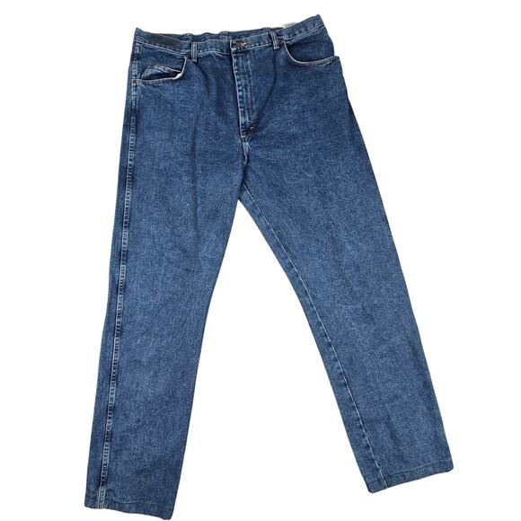 Wrangler Jeans Mens Size 42x35 (hemmed) Straight Rugged Wear - Picture 1 of 16